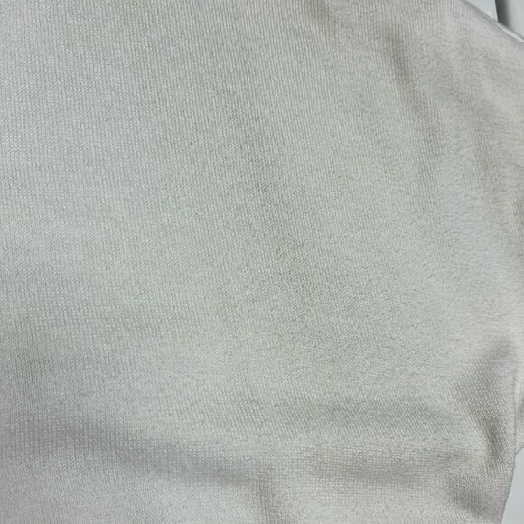 Michael Kors Cream Short Sleeve Cardigan Sweater Tunic with Beige Belt- Small - Picture 12 of 12